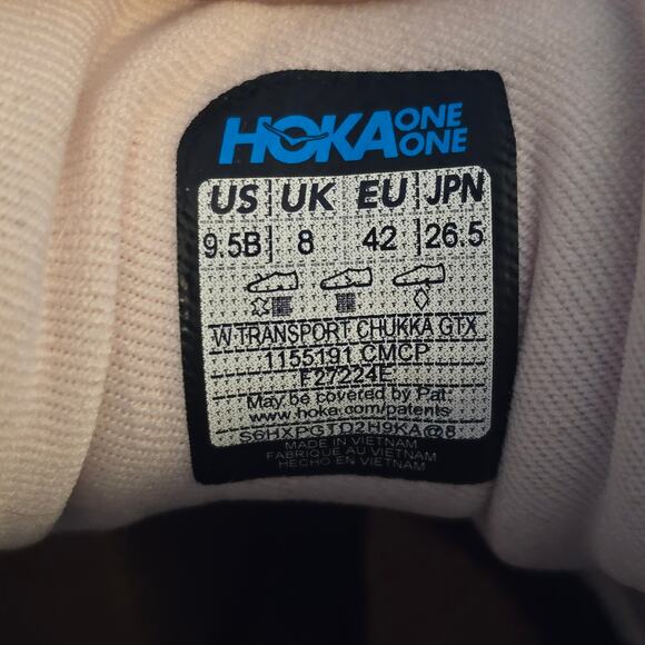 Hoka One Women's Transport Chukka GTX Shoes oat milk/Cosmic Pearl, Size 9.5 - Picture 6 of 6